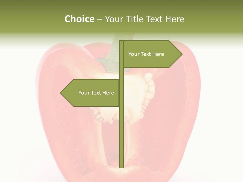 Vivid Arrangement Healthy PowerPoint Template