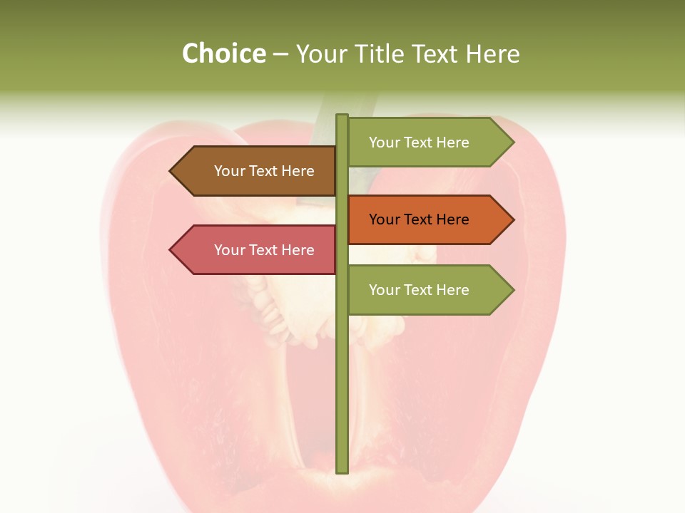 Vivid Arrangement Healthy PowerPoint Template