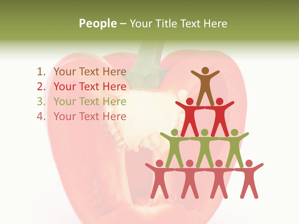 Vivid Arrangement Healthy PowerPoint Template