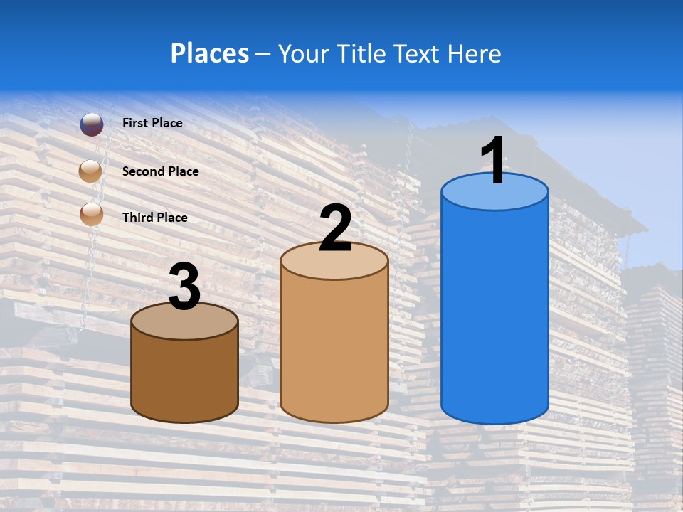 Pattern Felled Lumber PowerPoint Template