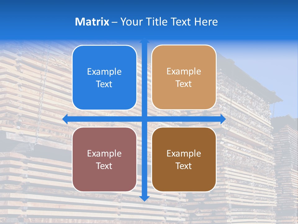 Pattern Felled Lumber PowerPoint Template