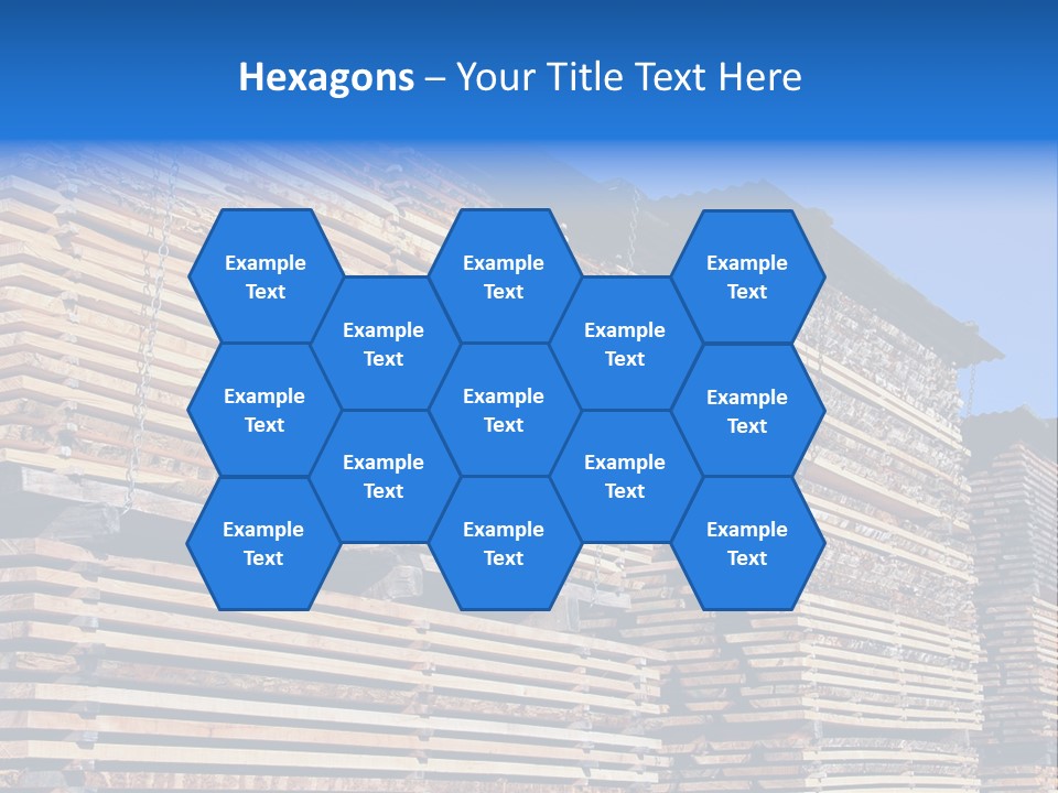Pattern Felled Lumber PowerPoint Template