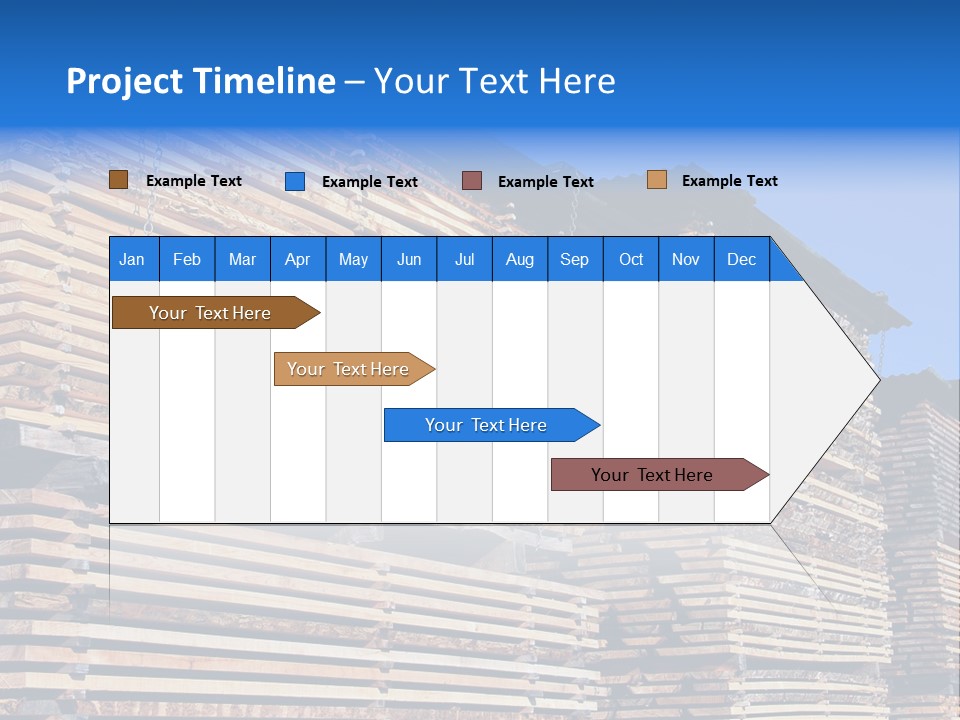 Pattern Felled Lumber PowerPoint Template