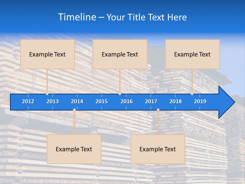 Pattern Felled Lumber PowerPoint Template