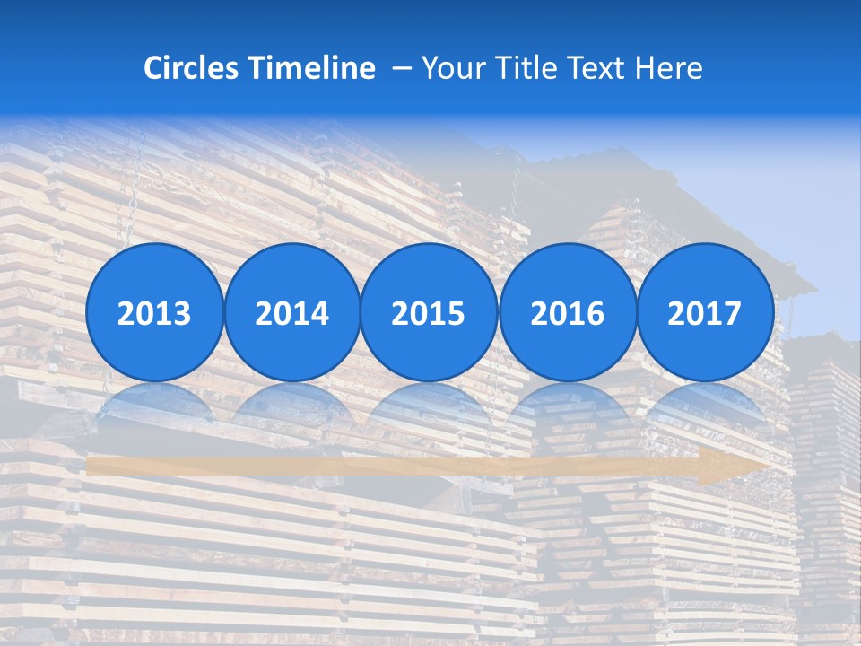 Pattern Felled Lumber PowerPoint Template