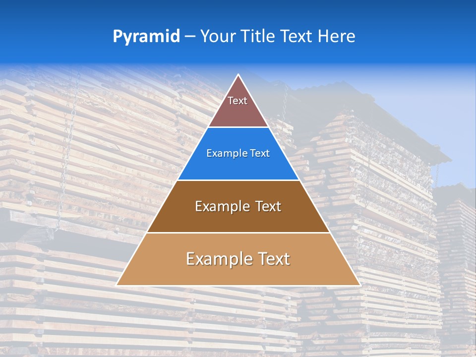 Pattern Felled Lumber PowerPoint Template