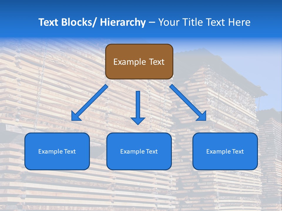 Pattern Felled Lumber PowerPoint Template