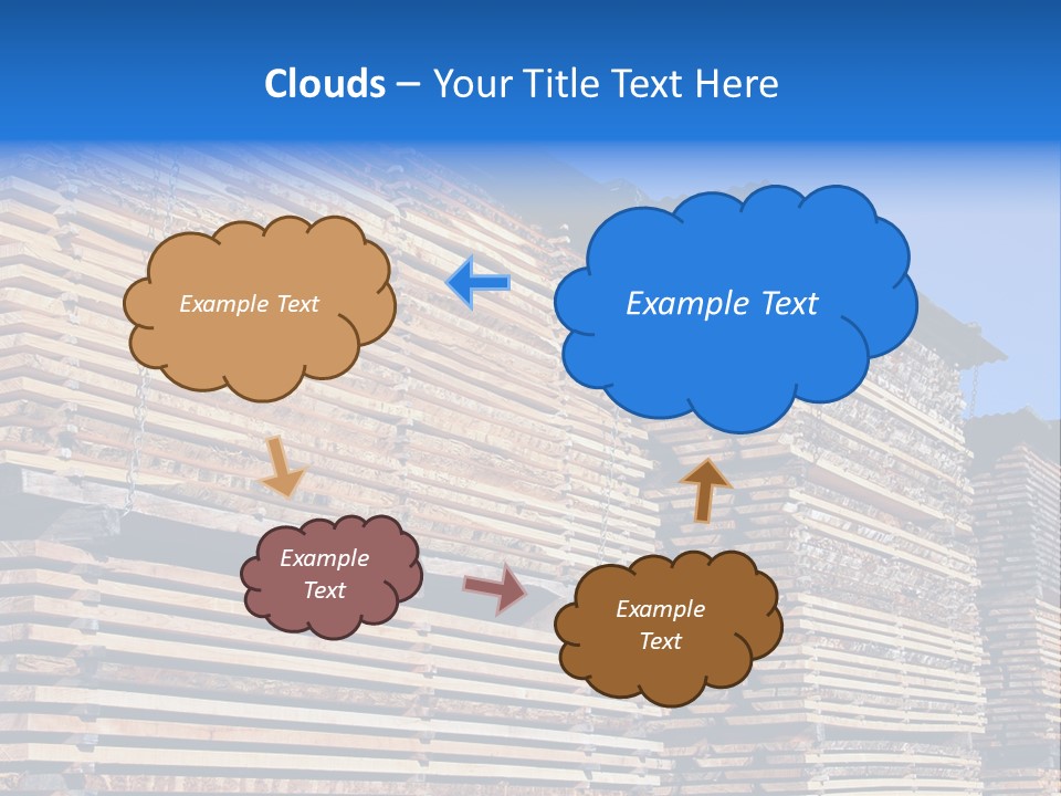 Pattern Felled Lumber PowerPoint Template
