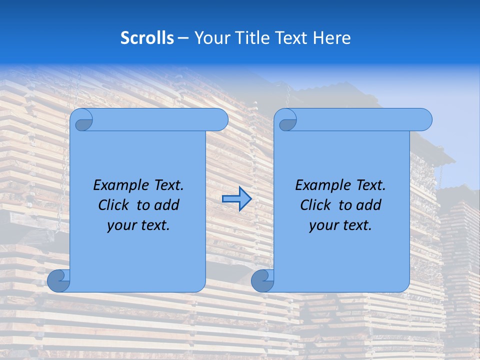 Pattern Felled Lumber PowerPoint Template