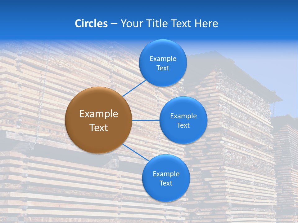 Pattern Felled Lumber PowerPoint Template