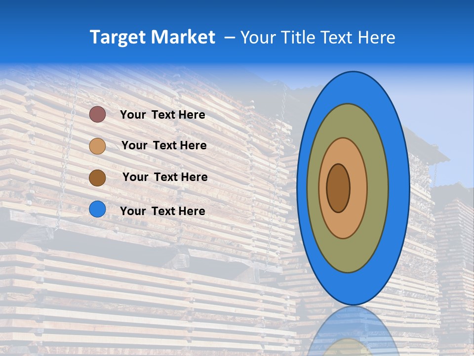 Pattern Felled Lumber PowerPoint Template