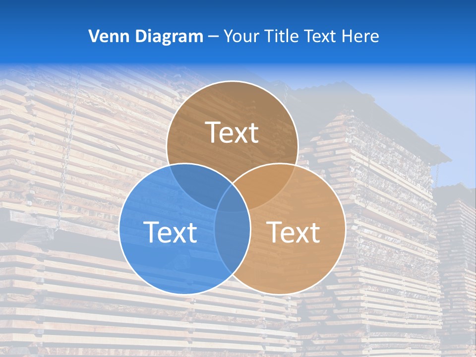 Pattern Felled Lumber PowerPoint Template