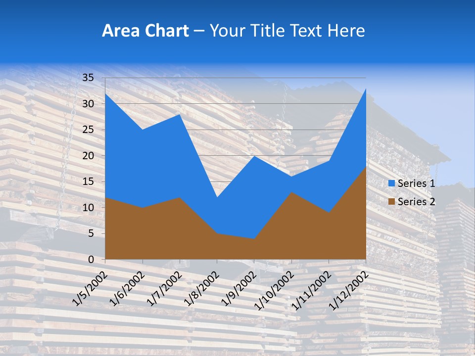 Pattern Felled Lumber PowerPoint Template