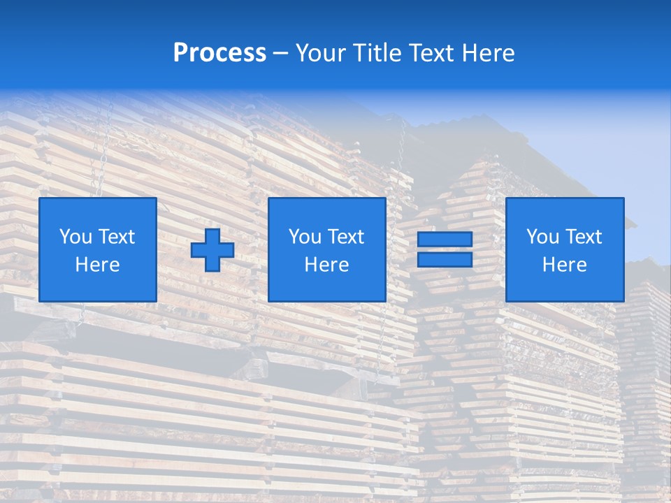 Pattern Felled Lumber PowerPoint Template