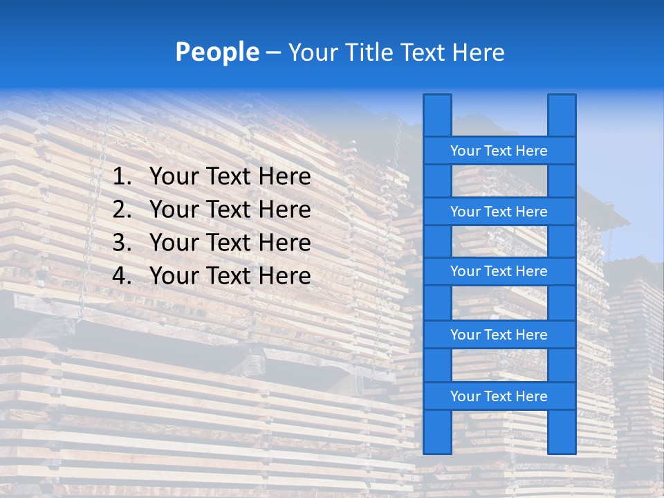Pattern Felled Lumber PowerPoint Template