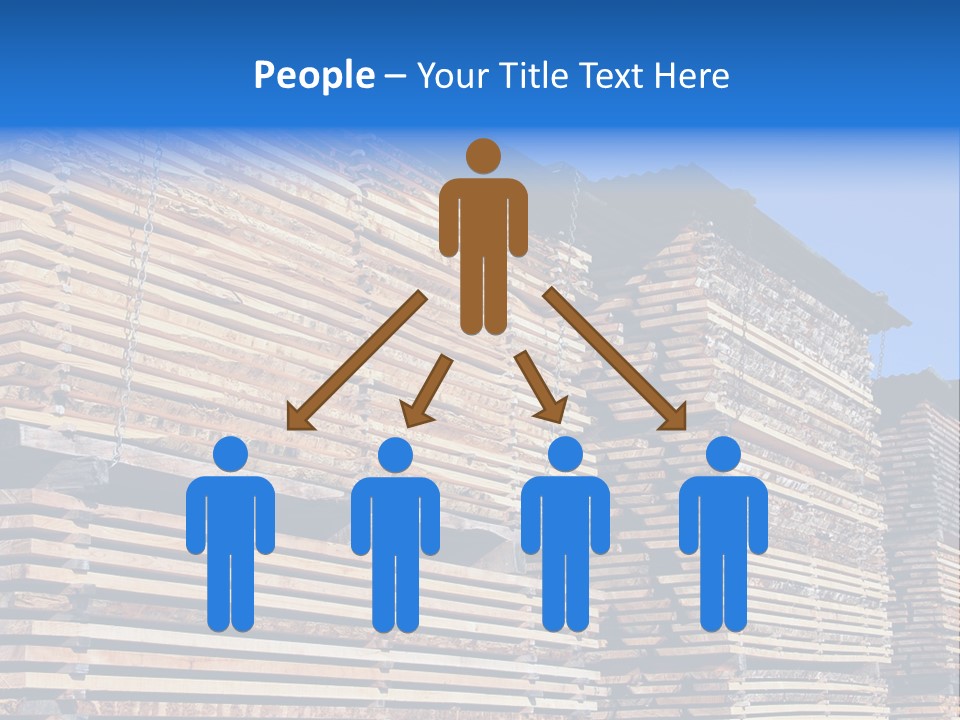 Pattern Felled Lumber PowerPoint Template