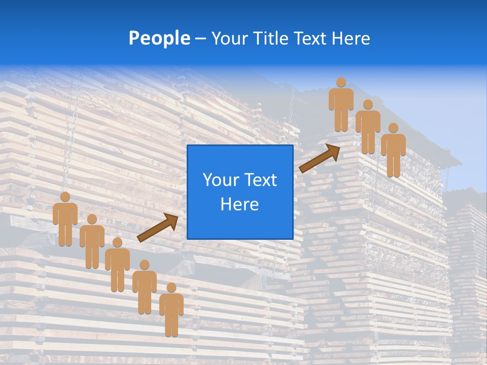 Pattern Felled Lumber PowerPoint Template