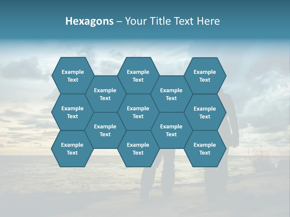 Vacation Silhouette Two PowerPoint Template