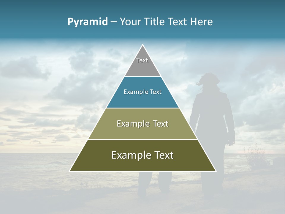 Vacation Silhouette Two PowerPoint Template