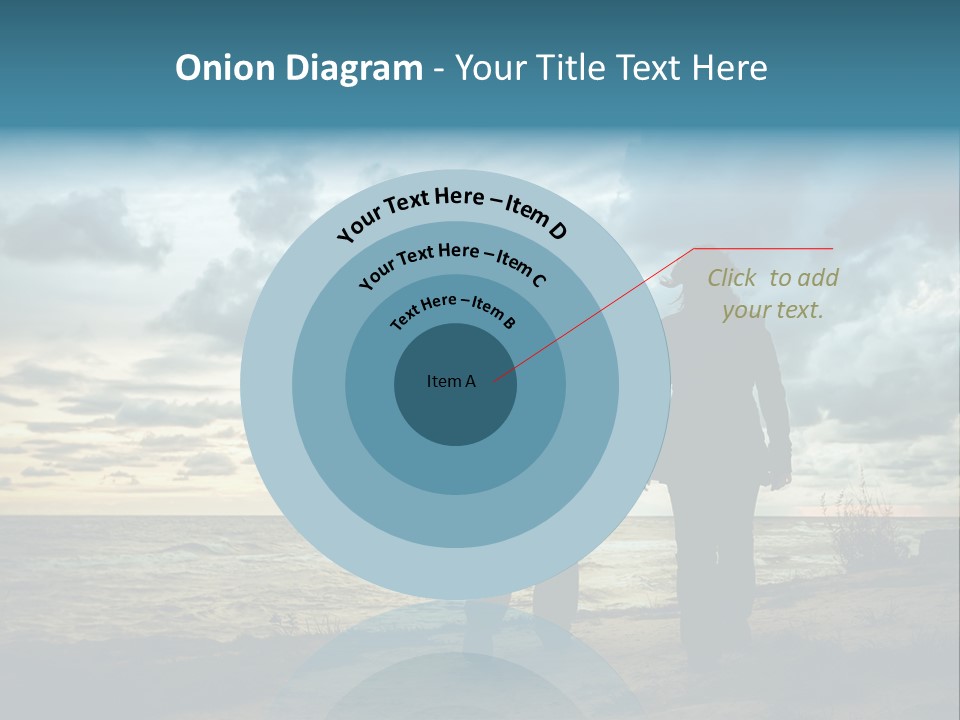 Vacation Silhouette Two PowerPoint Template