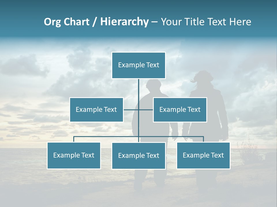 Vacation Silhouette Two PowerPoint Template