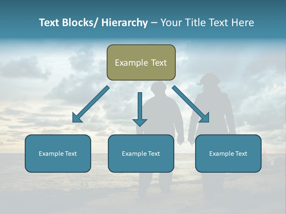 Vacation Silhouette Two PowerPoint Template