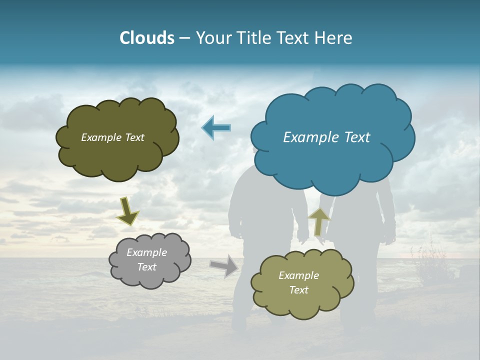 Vacation Silhouette Two PowerPoint Template