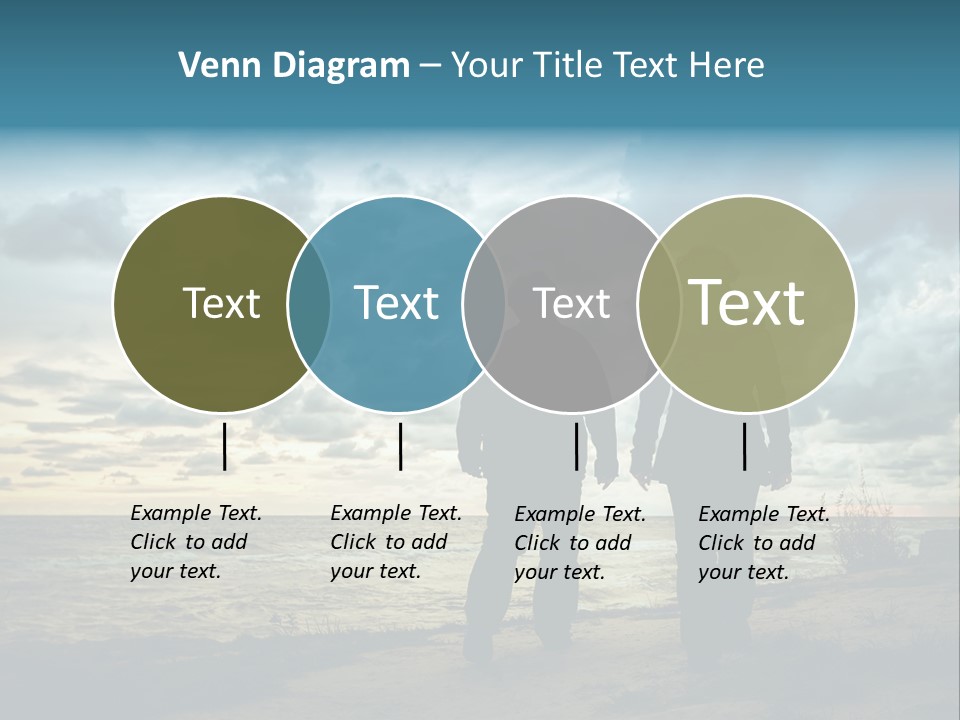 Vacation Silhouette Two PowerPoint Template