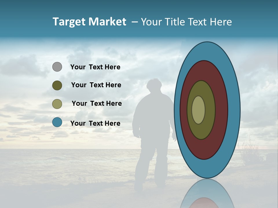 Vacation Silhouette Two PowerPoint Template