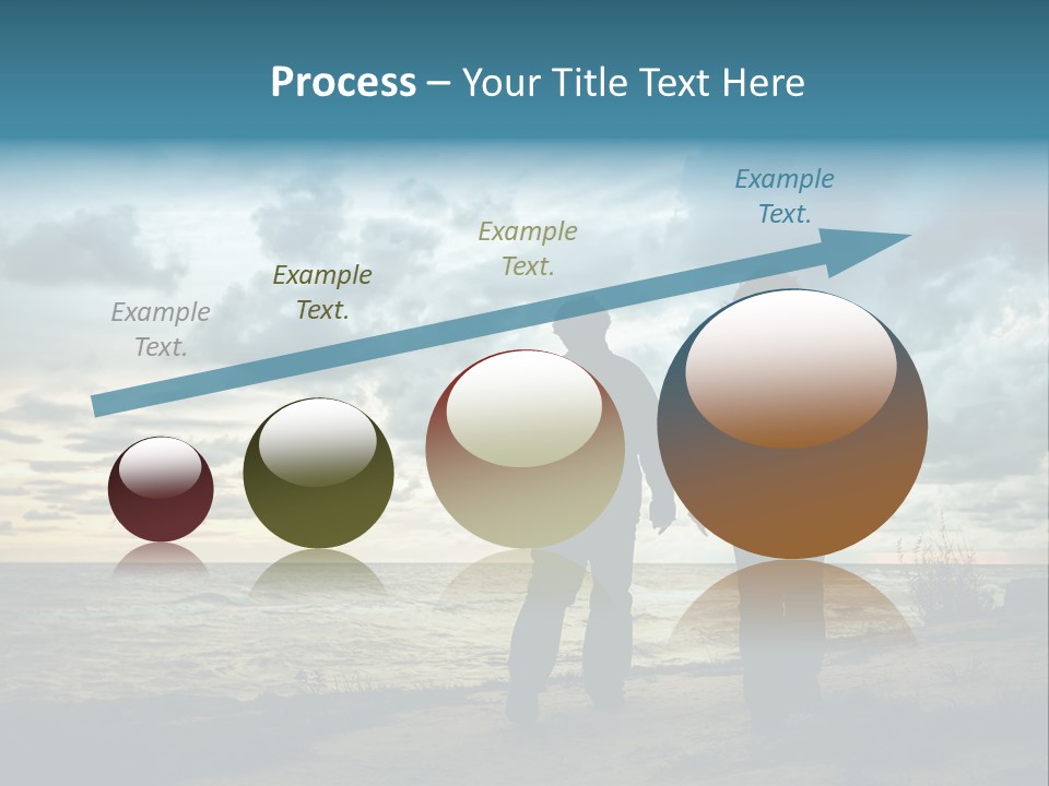 Vacation Silhouette Two PowerPoint Template