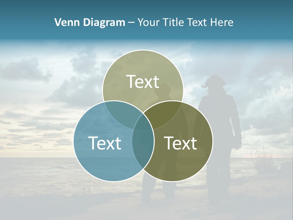 Vacation Silhouette Two PowerPoint Template