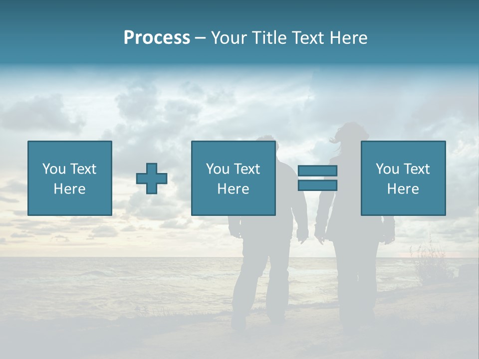 Vacation Silhouette Two PowerPoint Template