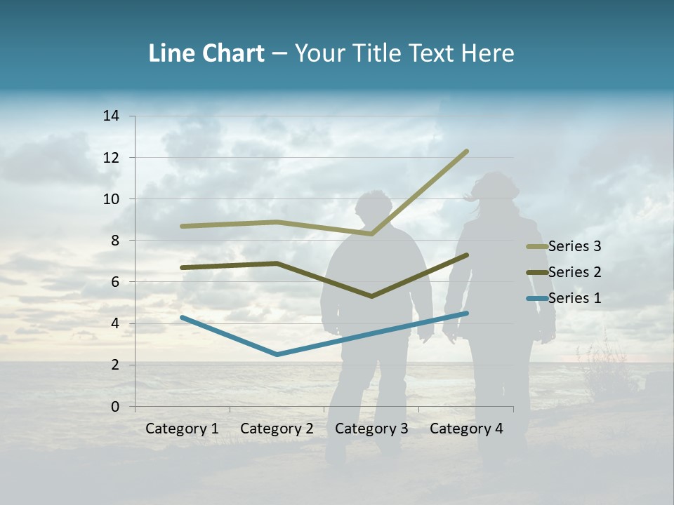 Vacation Silhouette Two PowerPoint Template