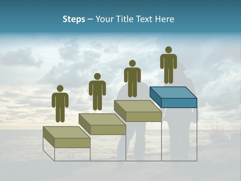 Vacation Silhouette Two PowerPoint Template