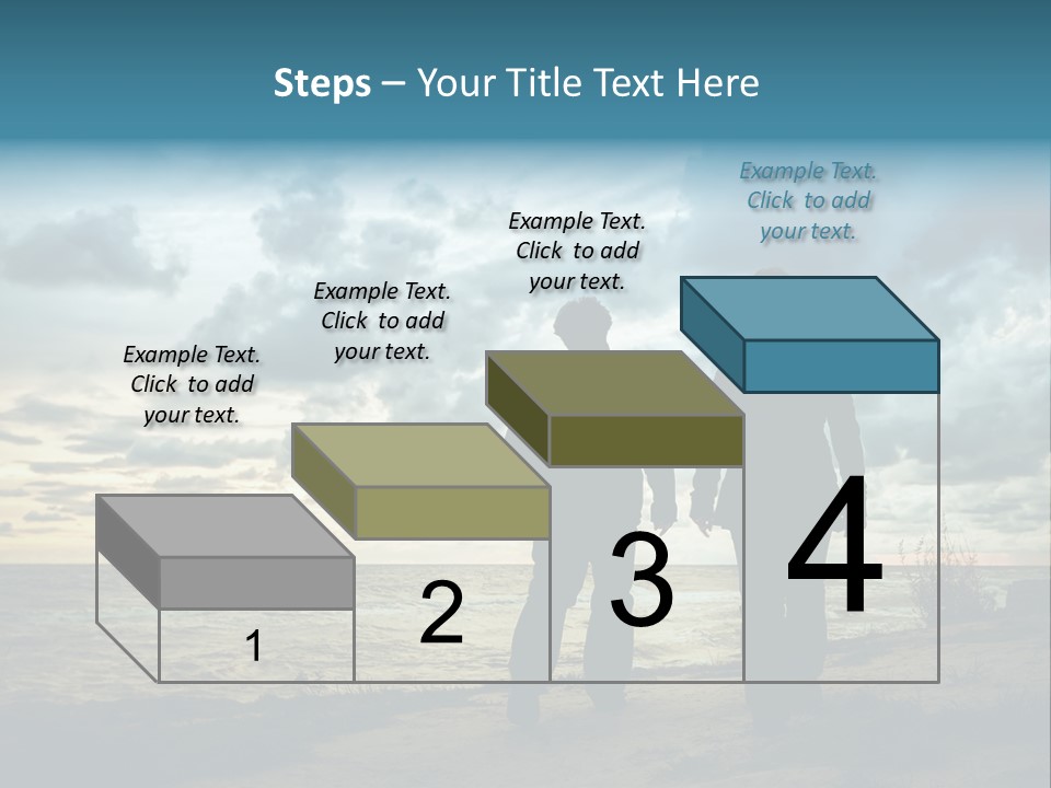 Vacation Silhouette Two PowerPoint Template
