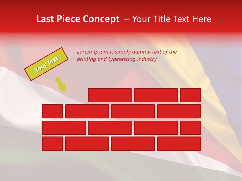 Ancient Flag Silk PowerPoint Template