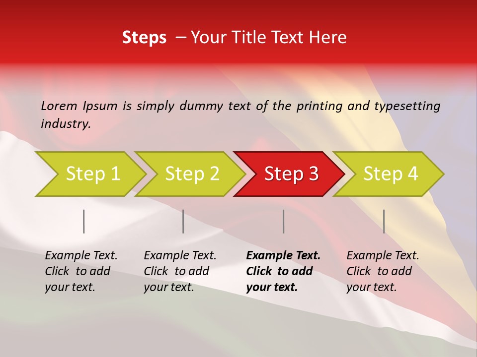 Ancient Flag Silk PowerPoint Template