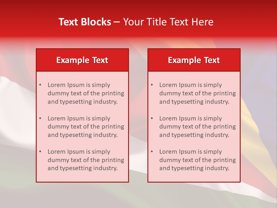 Ancient Flag Silk PowerPoint Template