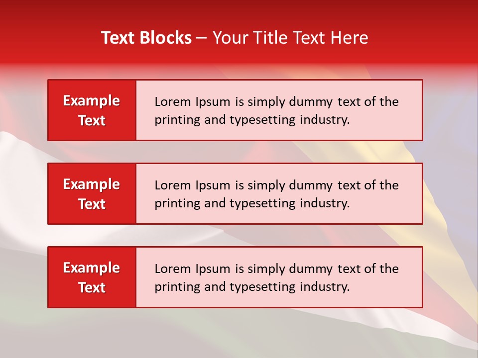 Ancient Flag Silk PowerPoint Template