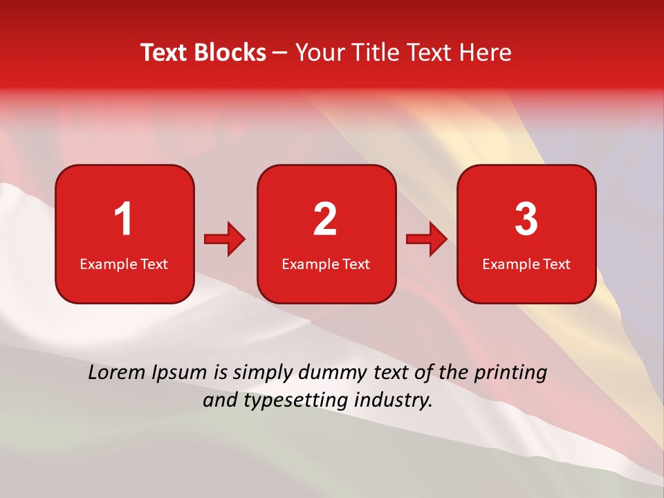 Ancient Flag Silk PowerPoint Template