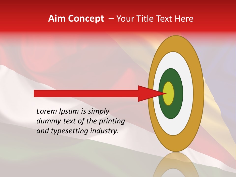 Ancient Flag Silk PowerPoint Template