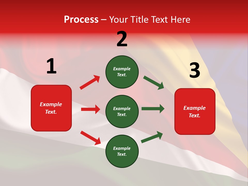 Ancient Flag Silk PowerPoint Template