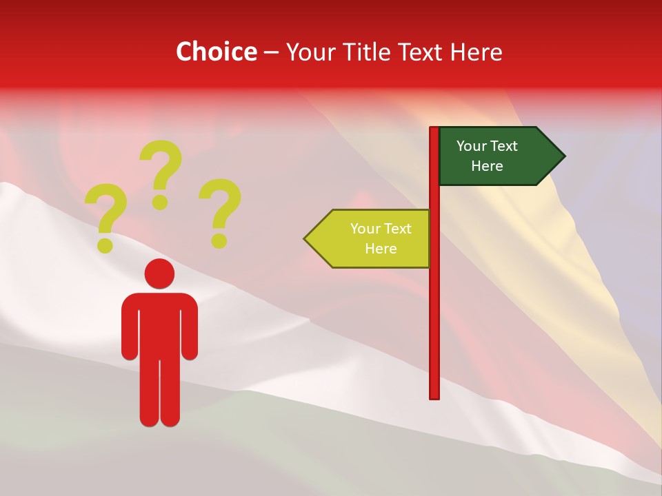 Ancient Flag Silk PowerPoint Template