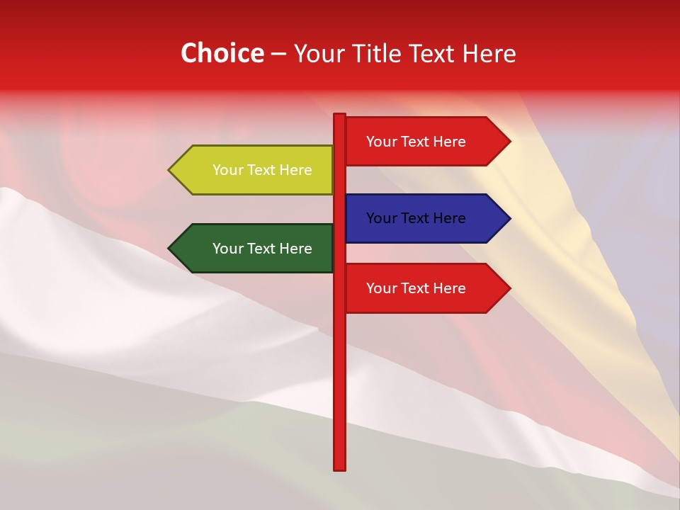 Ancient Flag Silk PowerPoint Template