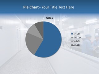 Conveyor Belt Computer Store Workers PowerPoint Template