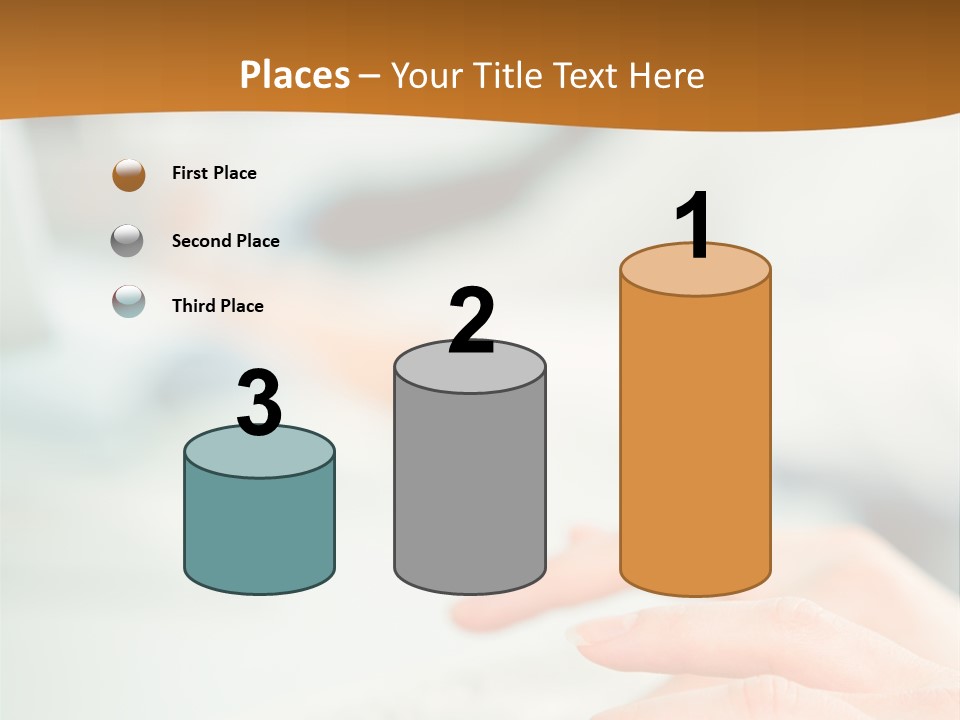 Mobile Female Talking PowerPoint Template