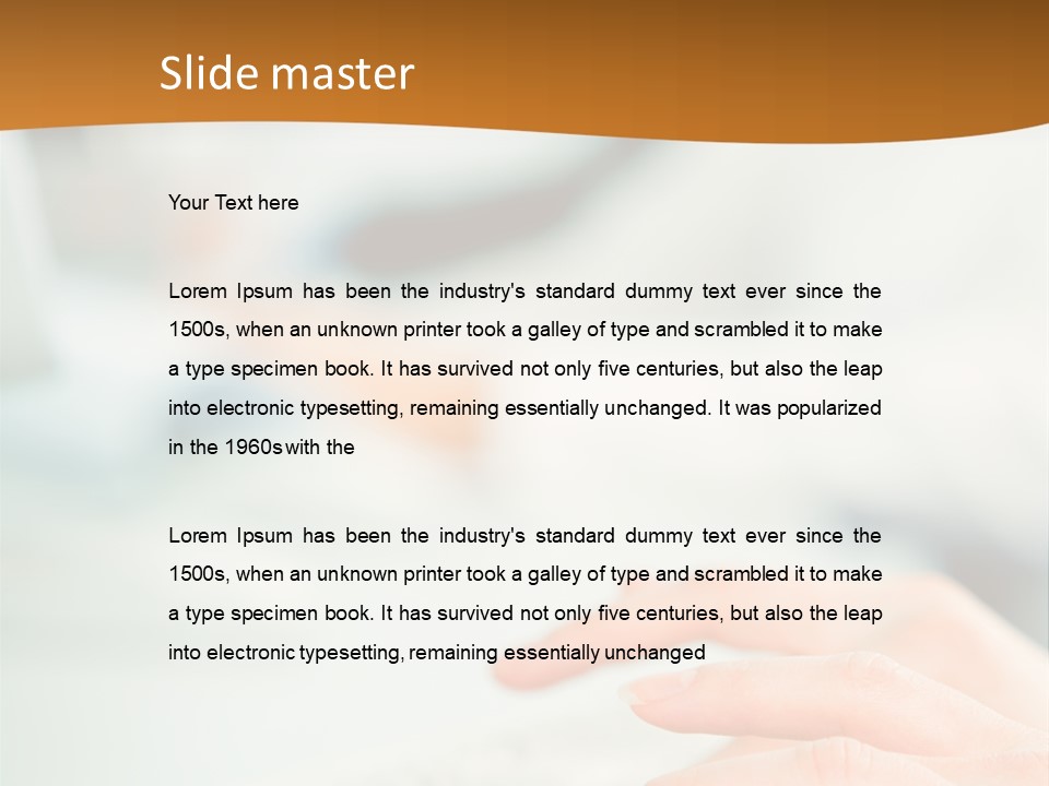 Mobile Female Talking PowerPoint Template