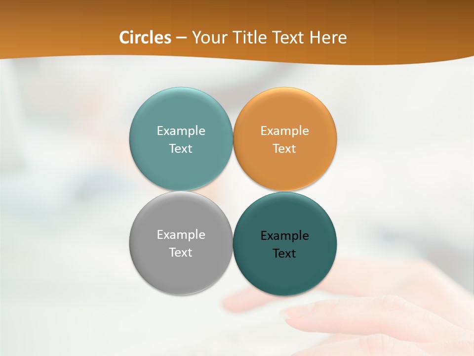 Mobile Female Talking PowerPoint Template