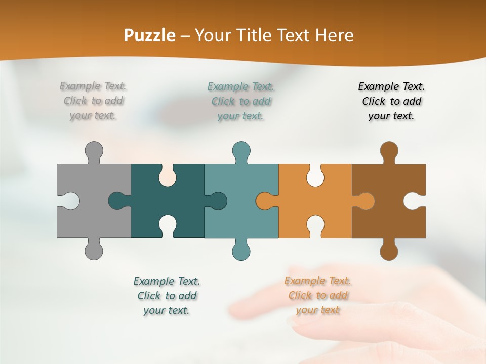 Mobile Female Talking PowerPoint Template