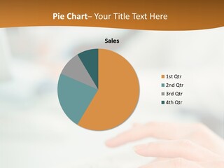 Mobile Female Talking PowerPoint Template